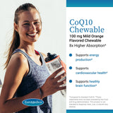 EuroMedica CoQ10 100 mg – Tablettes à mâcher soutenant la santé du cœur.