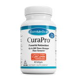 EuroMedica CuraPro: bouteille de gélules, soutien quotidien et absorption améliorée.
