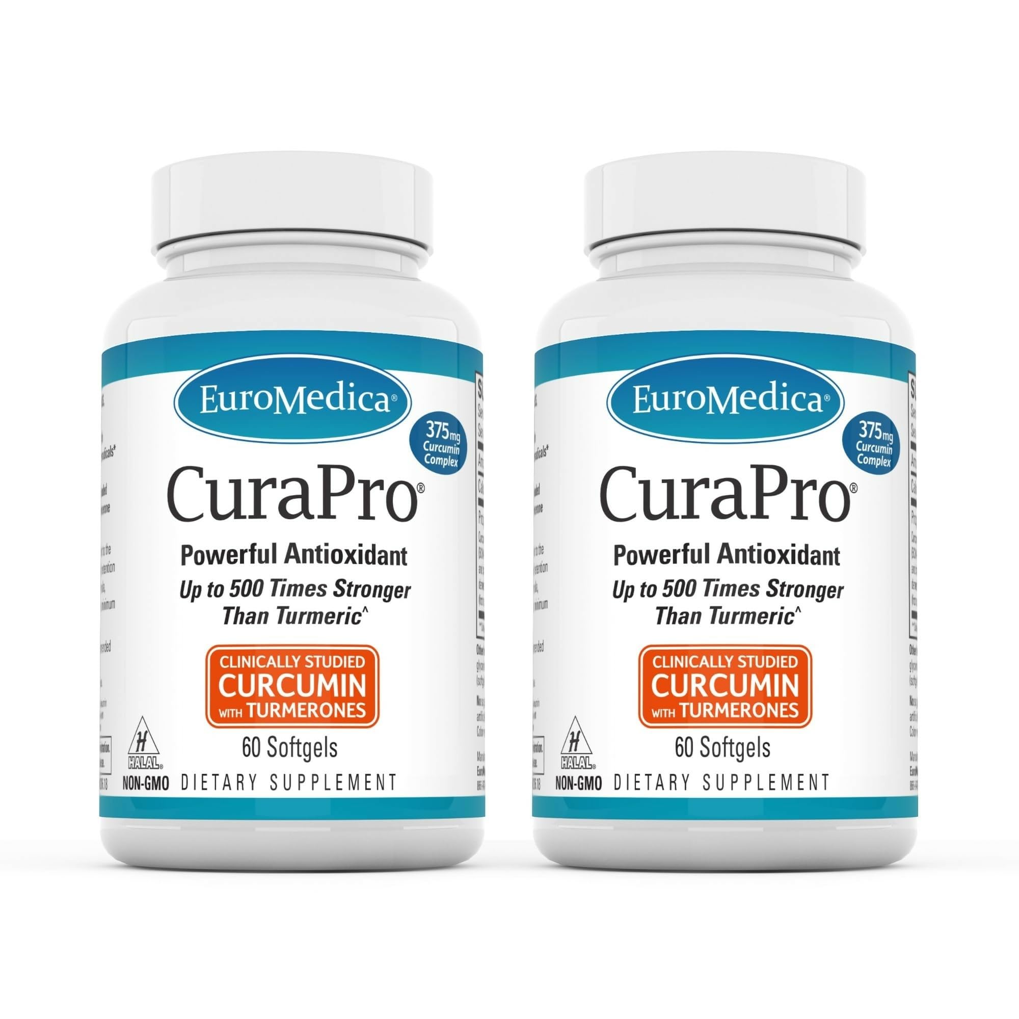 EuroMedica CuraPro 375 mg — foie: soutien antioxydant potentiel.
