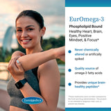 EuroMedica EurOmega-3: emballage pratique pour votre routine.