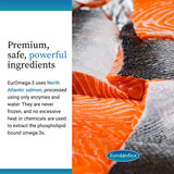 EuroMedica EurOmega-3: phospholipides améliorant l'absorption.