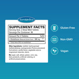 EuroMedica Glutathione - Tablettes fusion lente: dissolution lente pour meilleure absorption.