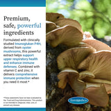 EuroMedica ImunoPleuran, vitamine C et zinc, soutien quotidien potentiel.