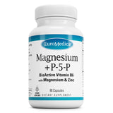 Bouteille EuroMedica Magnesium + P-5-P, routine minérale quotidienne