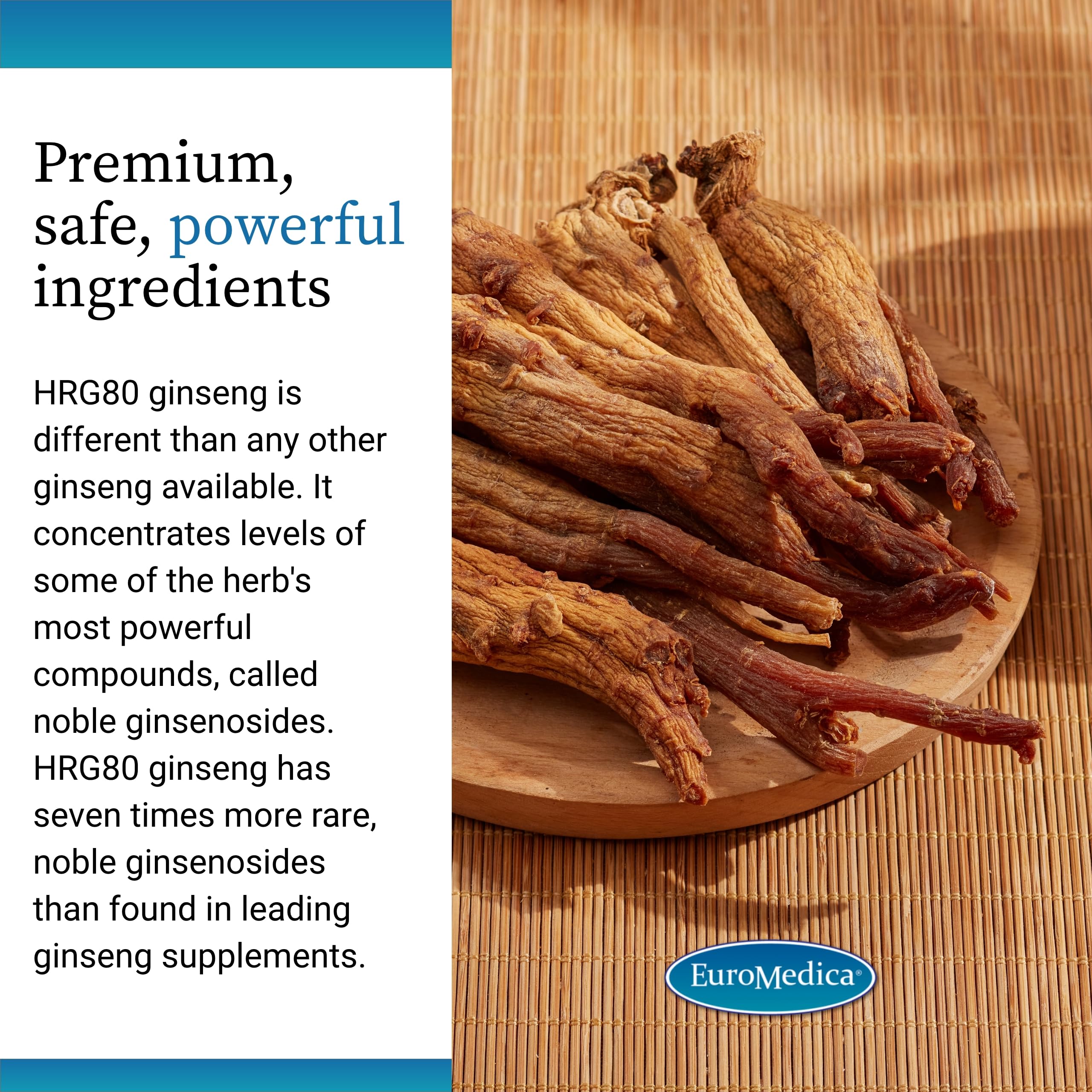 EuroMedica emballage clair et informatif sur la composition.