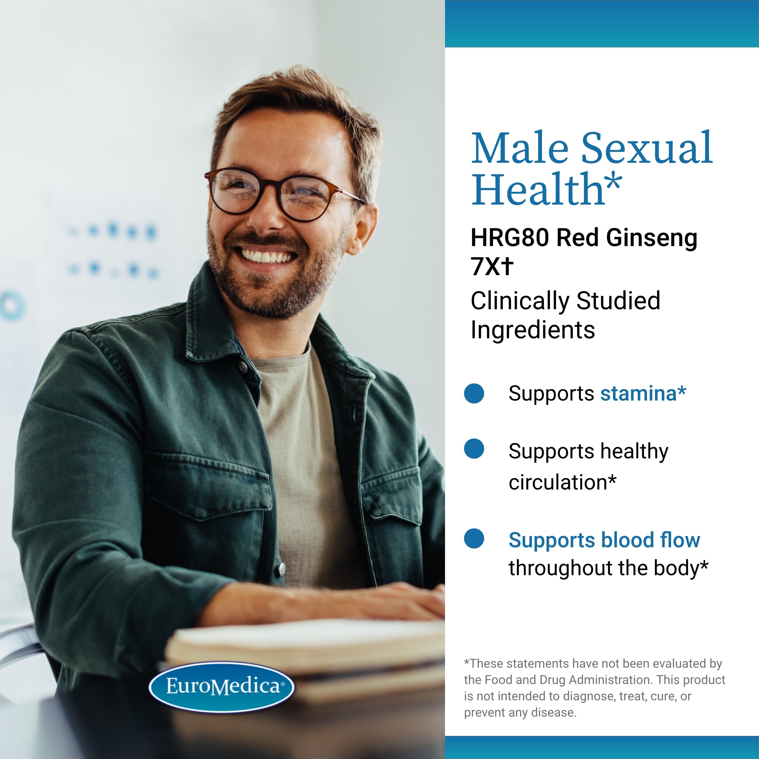 EuroMedica tablettes HRG80 extraits pour soutenir la circulation.