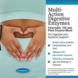 Enzymes pancréatiques EuroMedica, illustration des composants digestifs pancréatiques.
