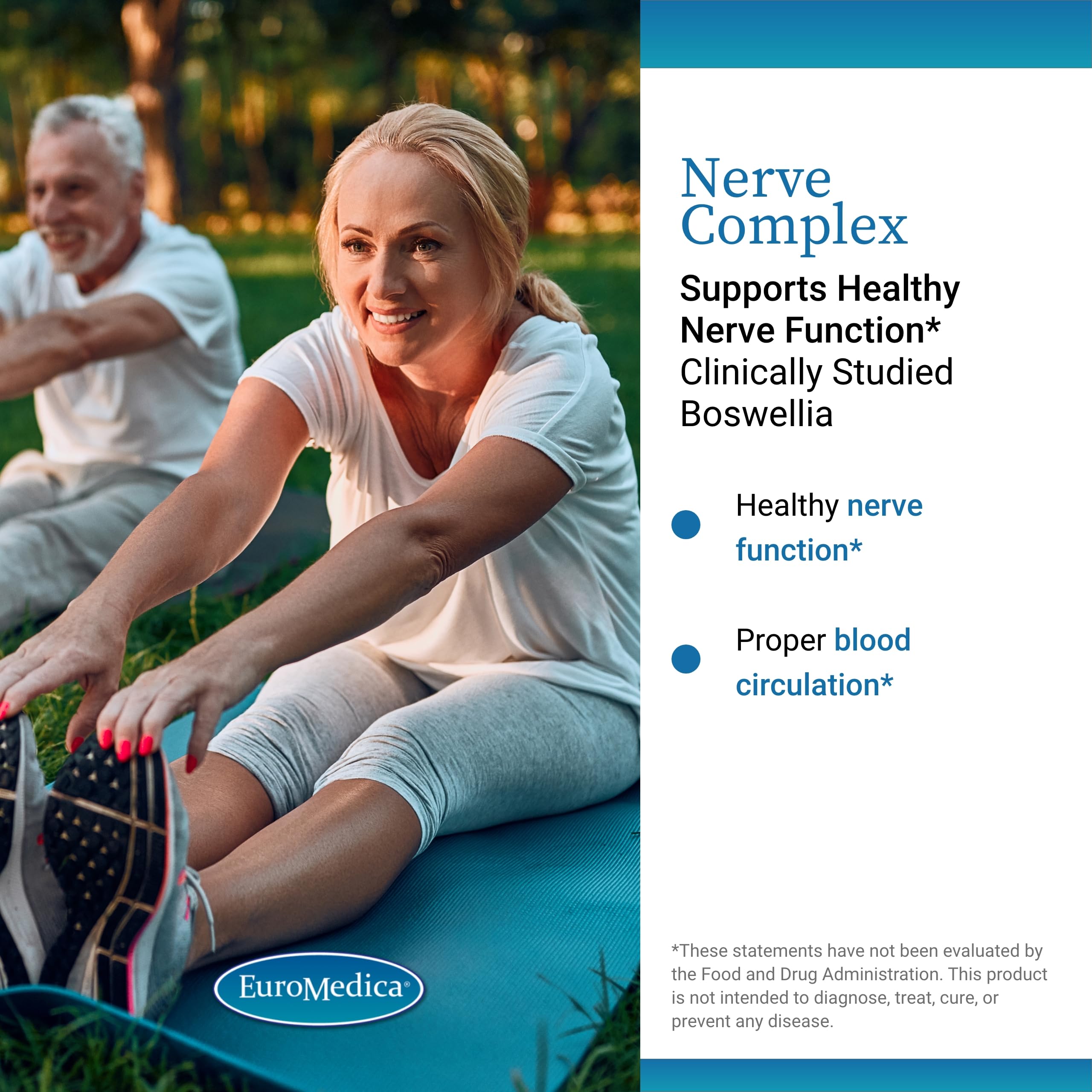 EuroMedica Nerve Complex capsules véganes : option sans allergènes.