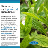 Mélange de plantes EuroMedica pour le bien-être cérébral.