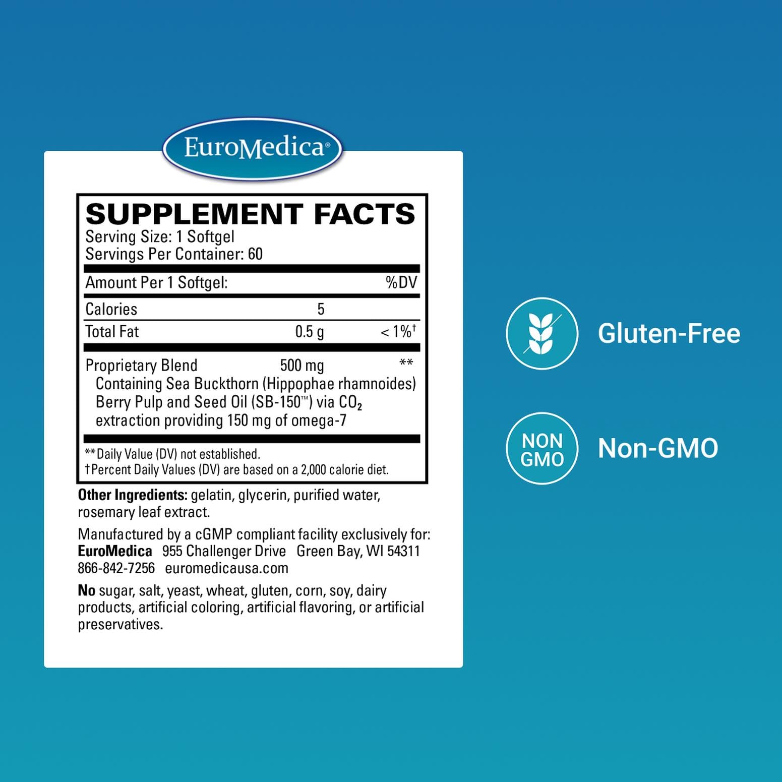 EuroMedica ProHydra7 acides gras essentiels: soutien à l'élasticité cutanée.