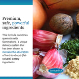 Système de délivrance EuroMedica Quercetine Plus Vitamine C: biodisponibilite accrue potentielle