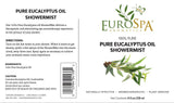 EuroSpa Aromatics Utilisation quotidienne huile eucalyptus pour aromathérapie personnelle.