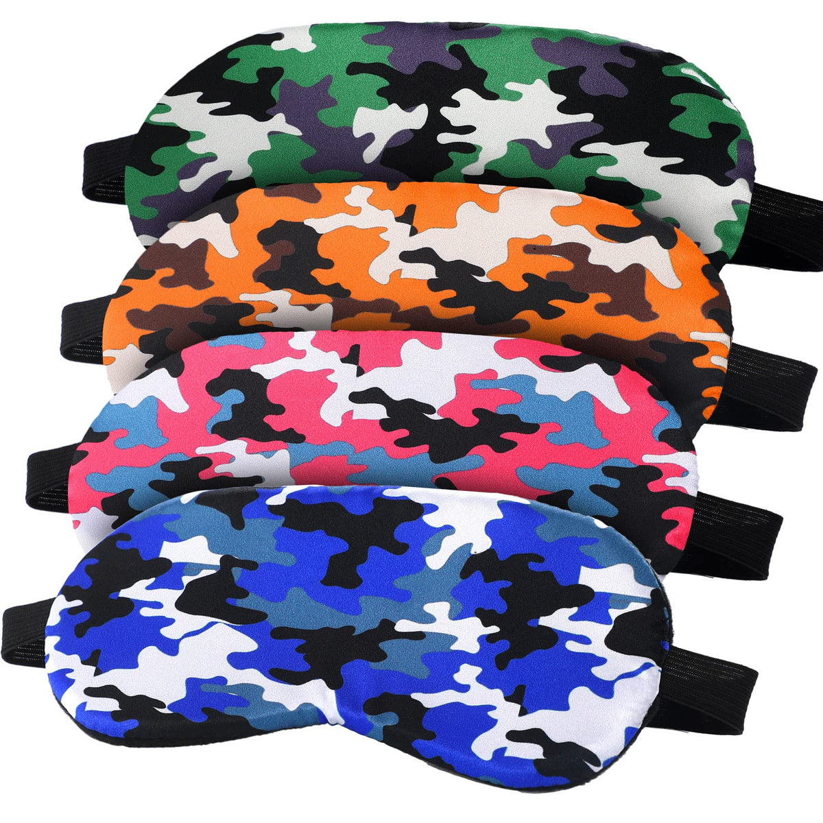 Masques Eurzom camouflage – ensemble 4 pièces pour le repos nocturne