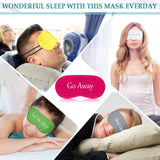 Eurzom masque-sommeil couture fin, douceur et résistance à l'usure.