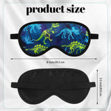 Eurzom masque Dinosaure bleu – design ludique pour des siestes en voyage.