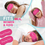 Eurzom masque-yeux-dormir rose couture durable et doux au toucher