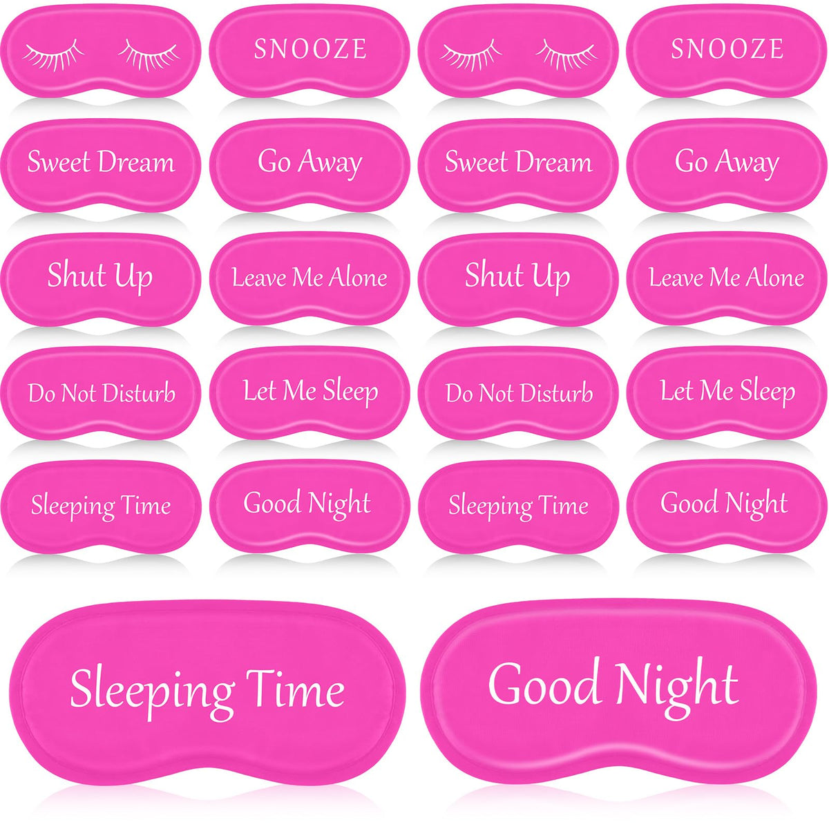 Eurzom masque-yeux-dormir rose, réglable pour obscurité confortable