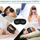 Masque Eurzom noir chic, style classique, parfait pour spa ou détente.