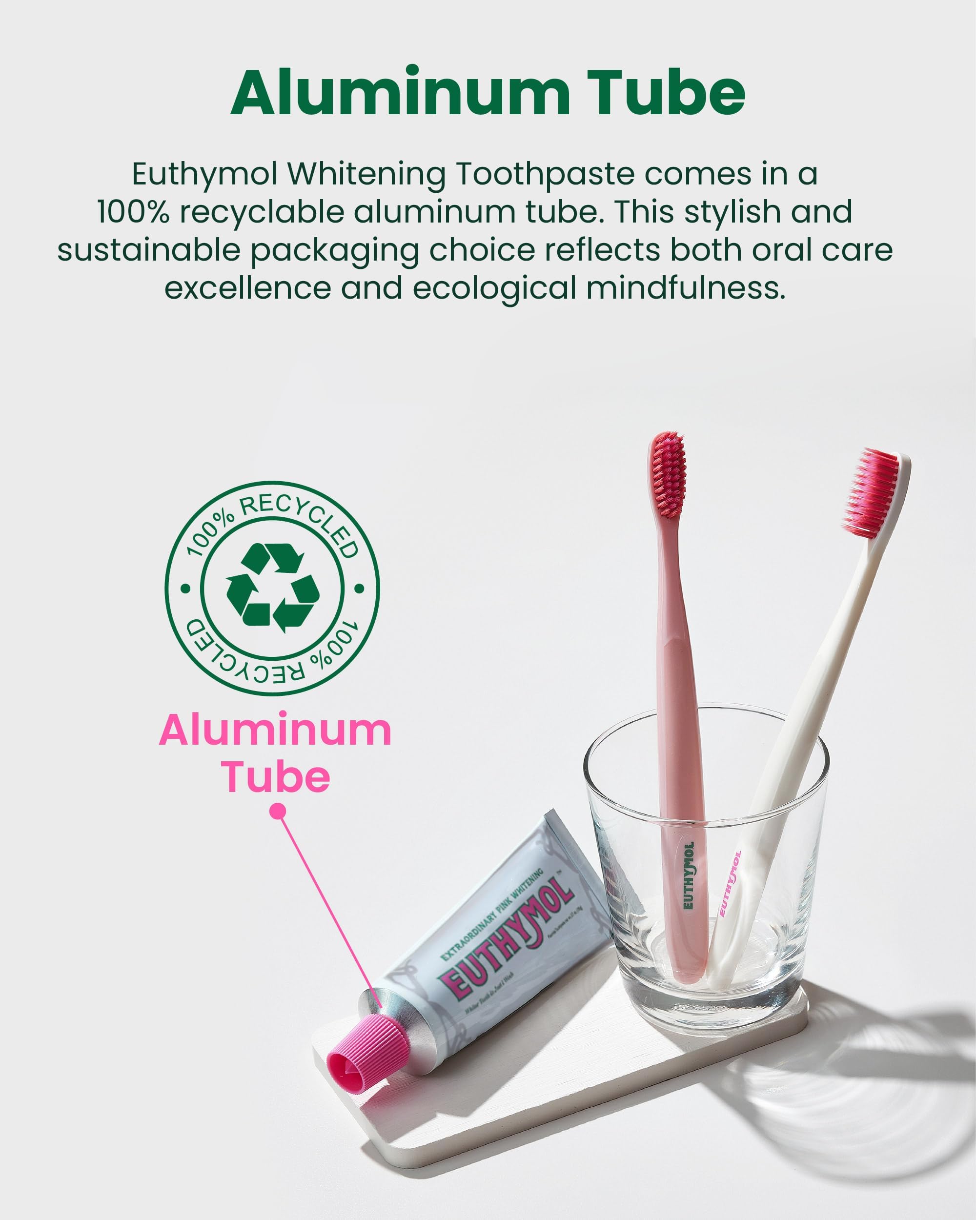 Fraîcheur durable de l’haleine grâce à l’arôme original d’Euthymol.