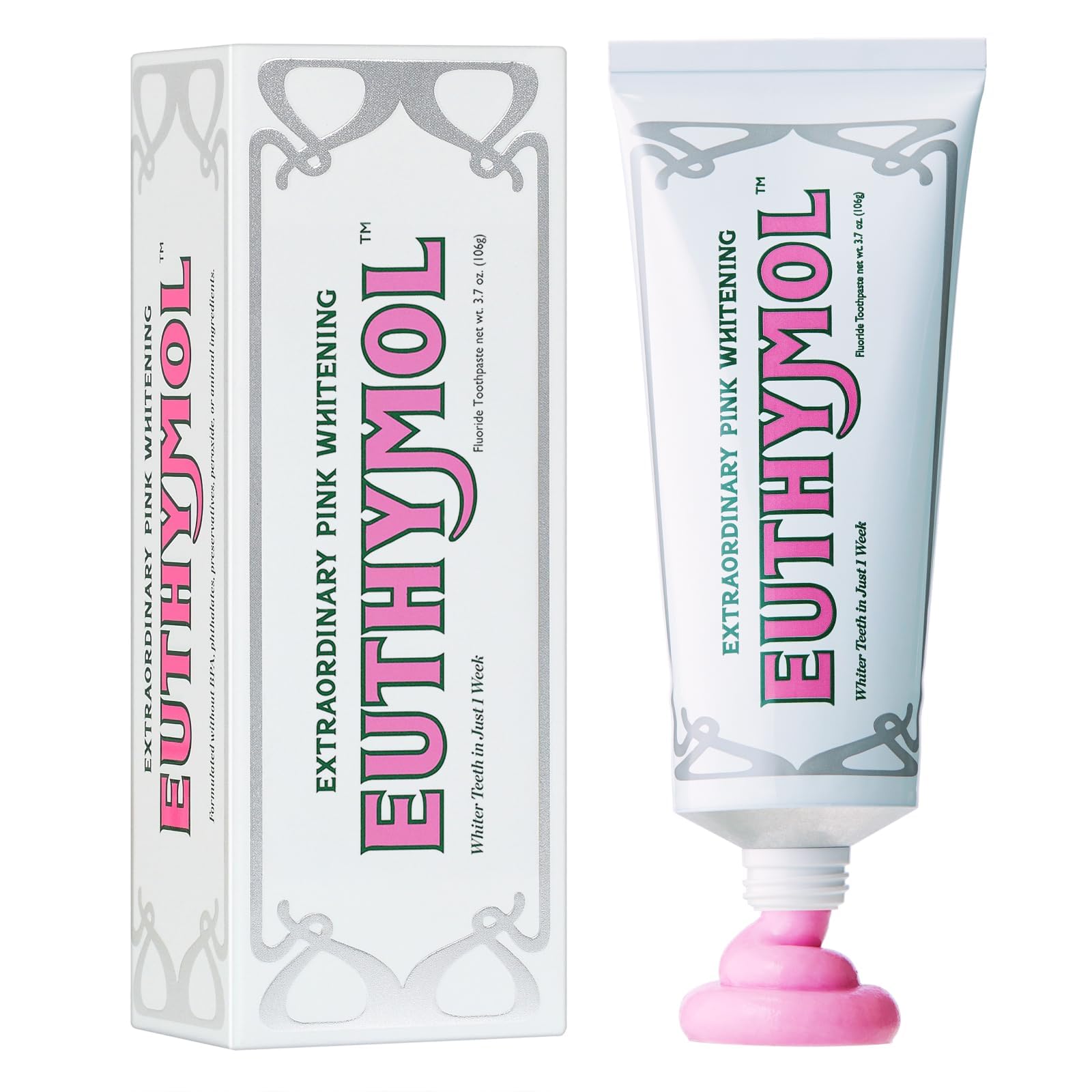 Euthymol : tube en aluminium recyclable pour une utilisation écologique.