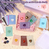 Evatage – mini cœur cristal portable, parfait comme porte-bonheur ou pochette.