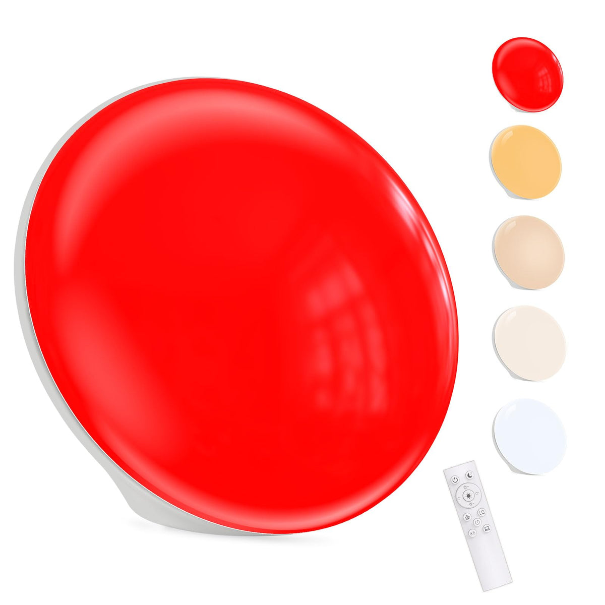 Lampe Evateale 670nm rouge sommeil, ambiance relaxante favorisant l’endormissement.
