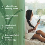 Diffuseur avec huile Eve Hansen arbre-a-the pour ambiance naturelle.