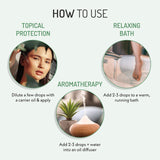 Mélanges faits maison, Eve Hansen arbre-a-the, base naturelle pour soins.
