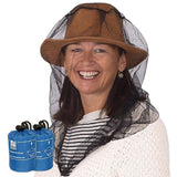 Even Naturals filet tête moustique ultra-grand, protection sans produit chimique pour le camping.