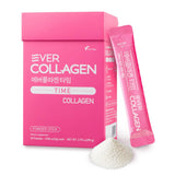 Ever Collagen Time NewTree sachets pomme en emballage pratique à emporter pour beauté au quotidien.