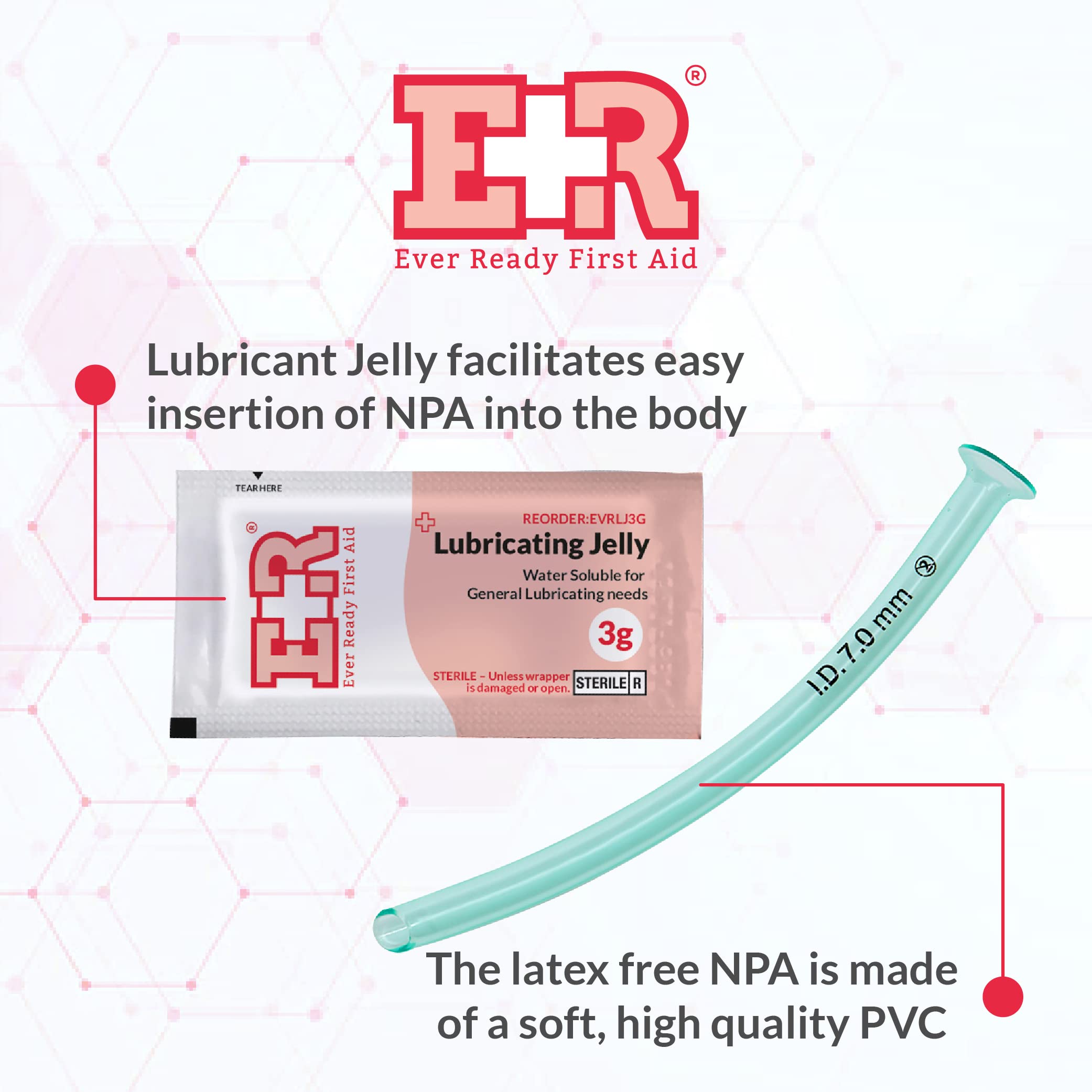Ever Ready NPA utilisations variées en EMS et hôpitaux pour examens et soins.