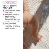 Evereden Crème Eczéma – Visage apaisé et hydraté après utilisation.