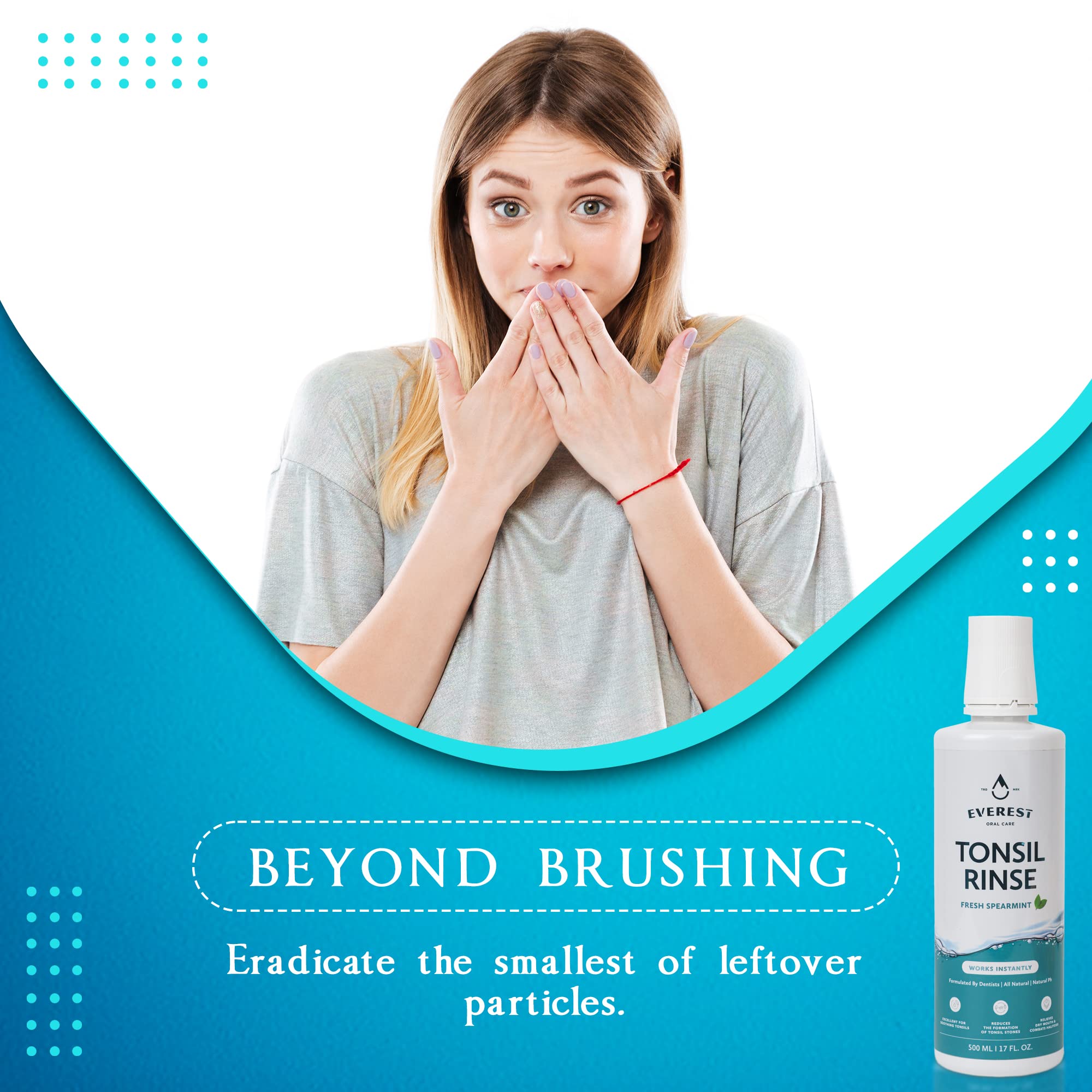 Everest Oral Care – Étiquette sans alcool et sécurité utilisateur.