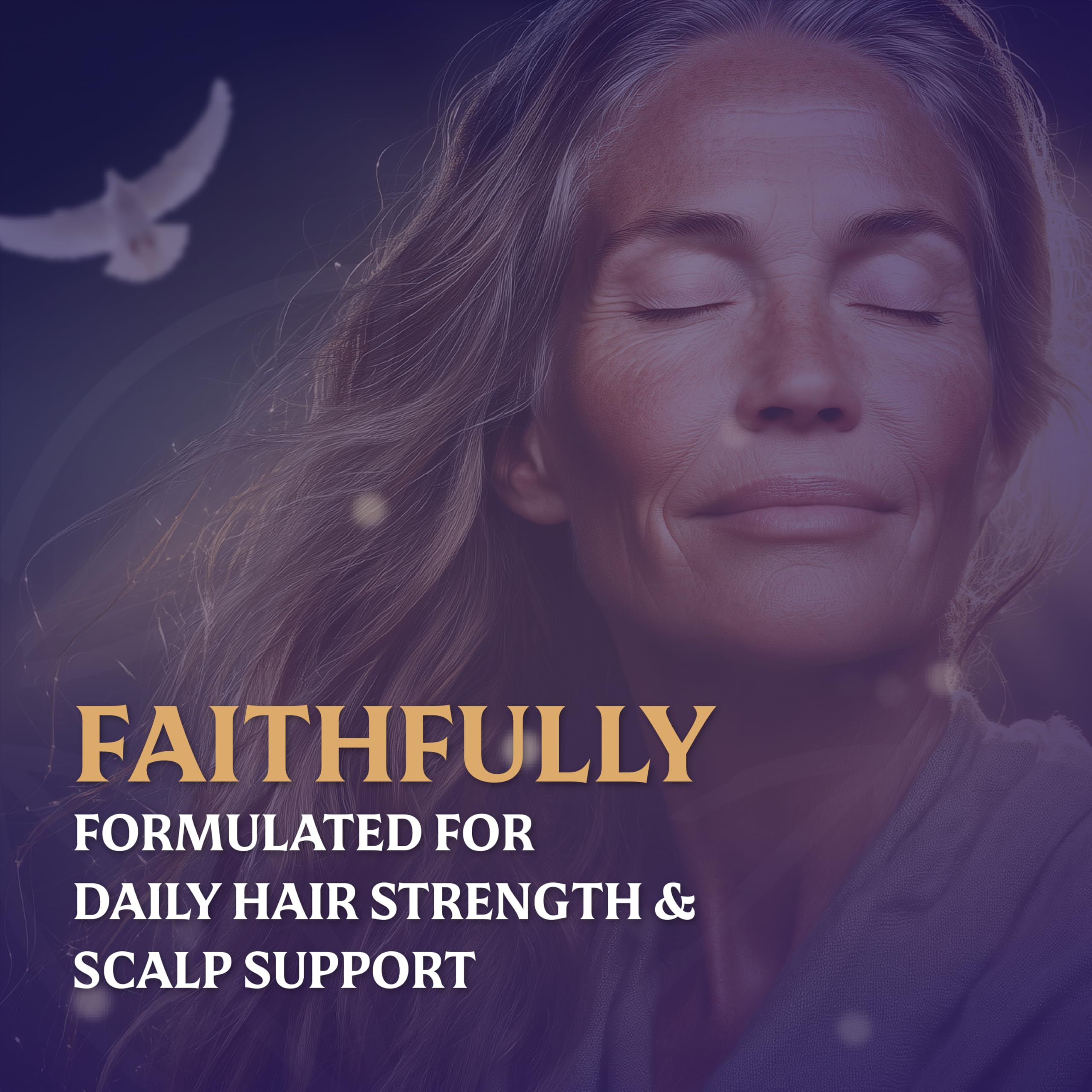 Everfaith Hair Formula Plus – Kératine et collagène hydrolysé renforcent la structure des cheveux.