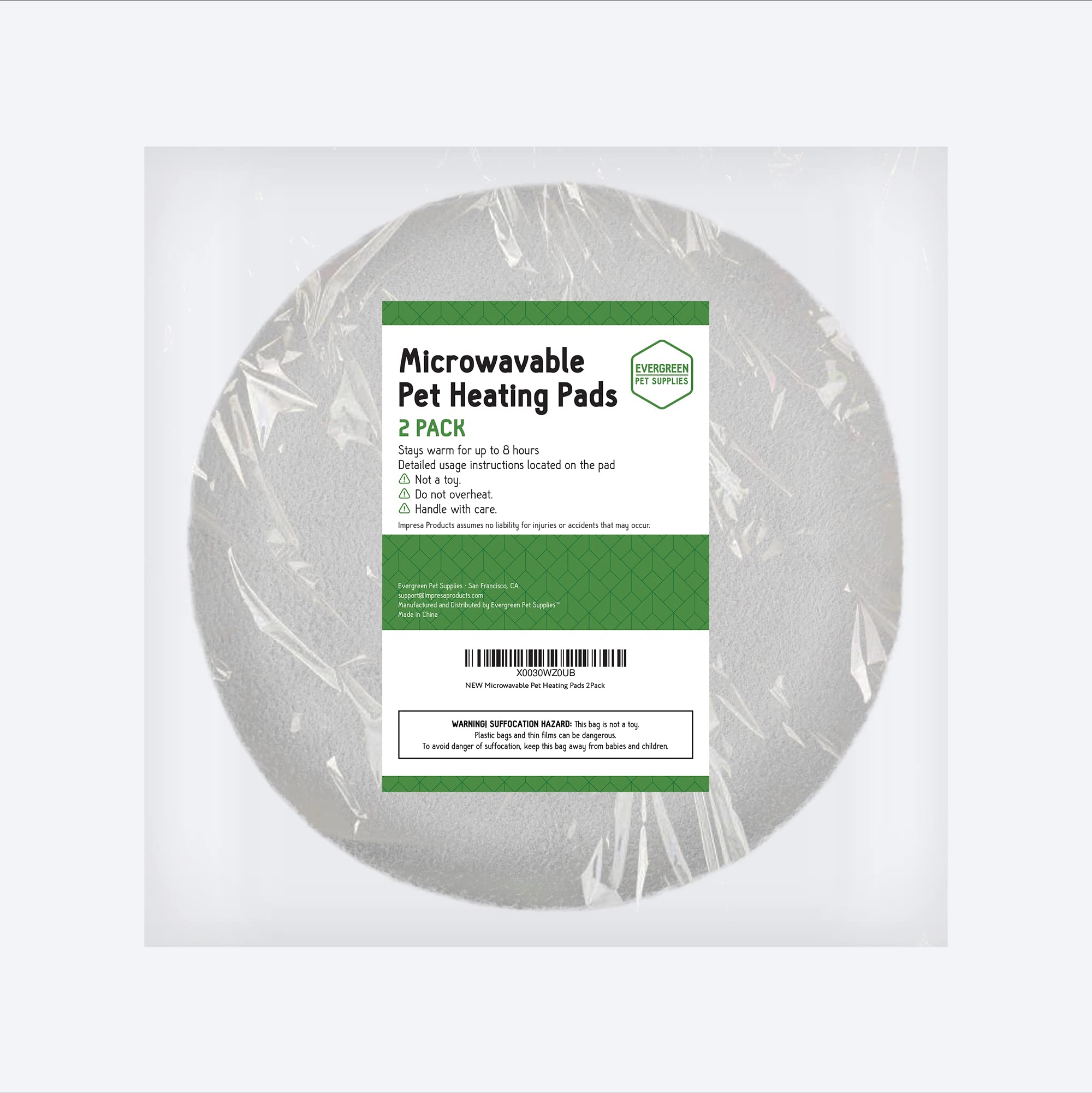 Evergreen Pet Supplies ensemble deux disques chauffants XL, pratique pour plusieurs animaux.