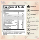 Everher gummies cheveux énergie B12 – bouchées fruitées, énergie quotidienne.