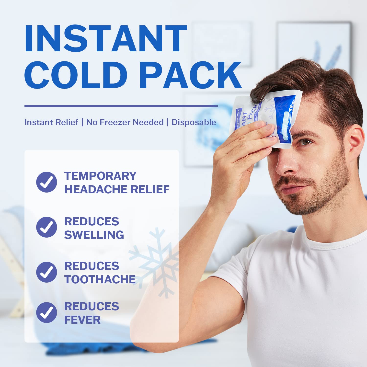 Everlasting Ice RX compresse-froid-jetable-athlète: pratique après l’entraînement pour limiter l’enflure.