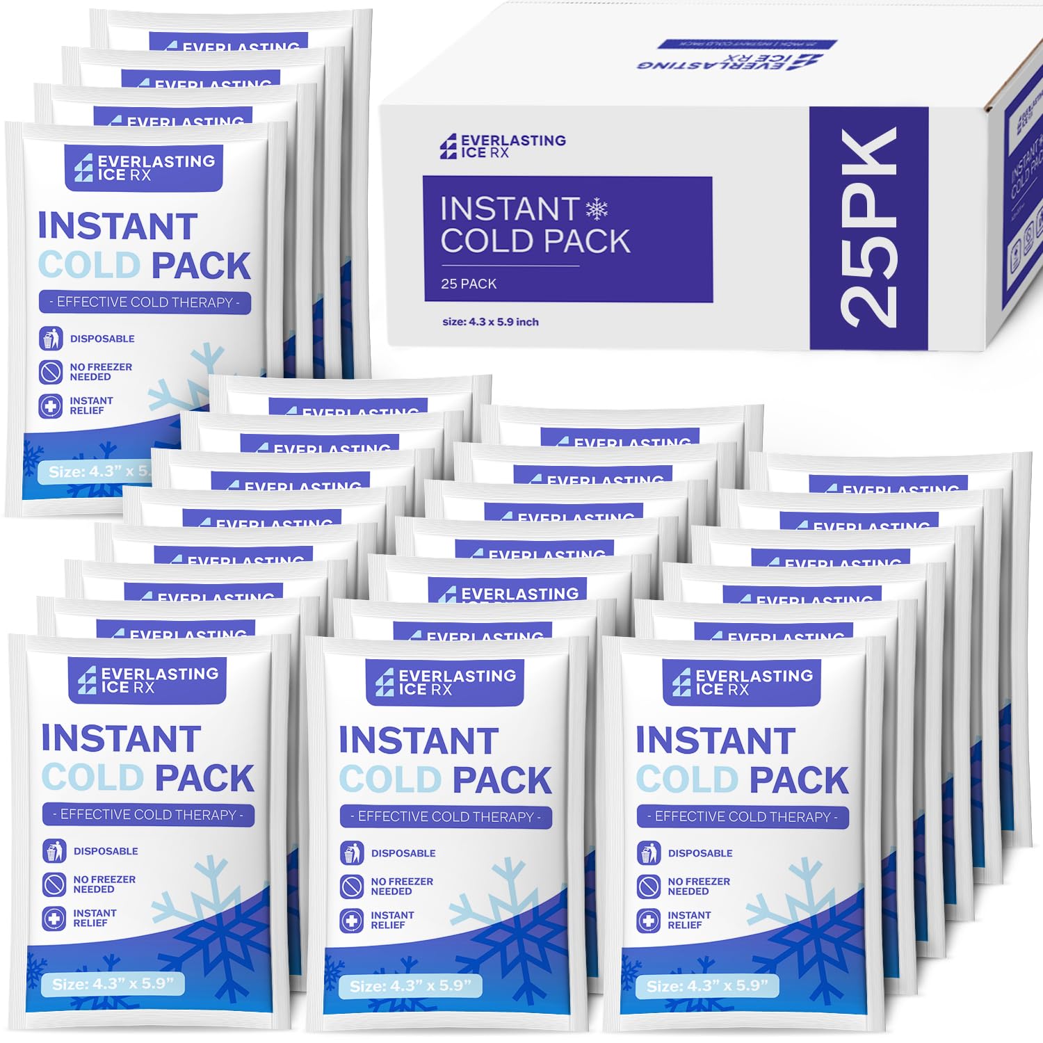 Everlasting Ice RX compresse froide jetable en activation rapide pour usage immediat.