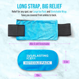 Everlasting Ice RX gel-pack-cheville-mobilité, enveloppe flexible pour articulation.