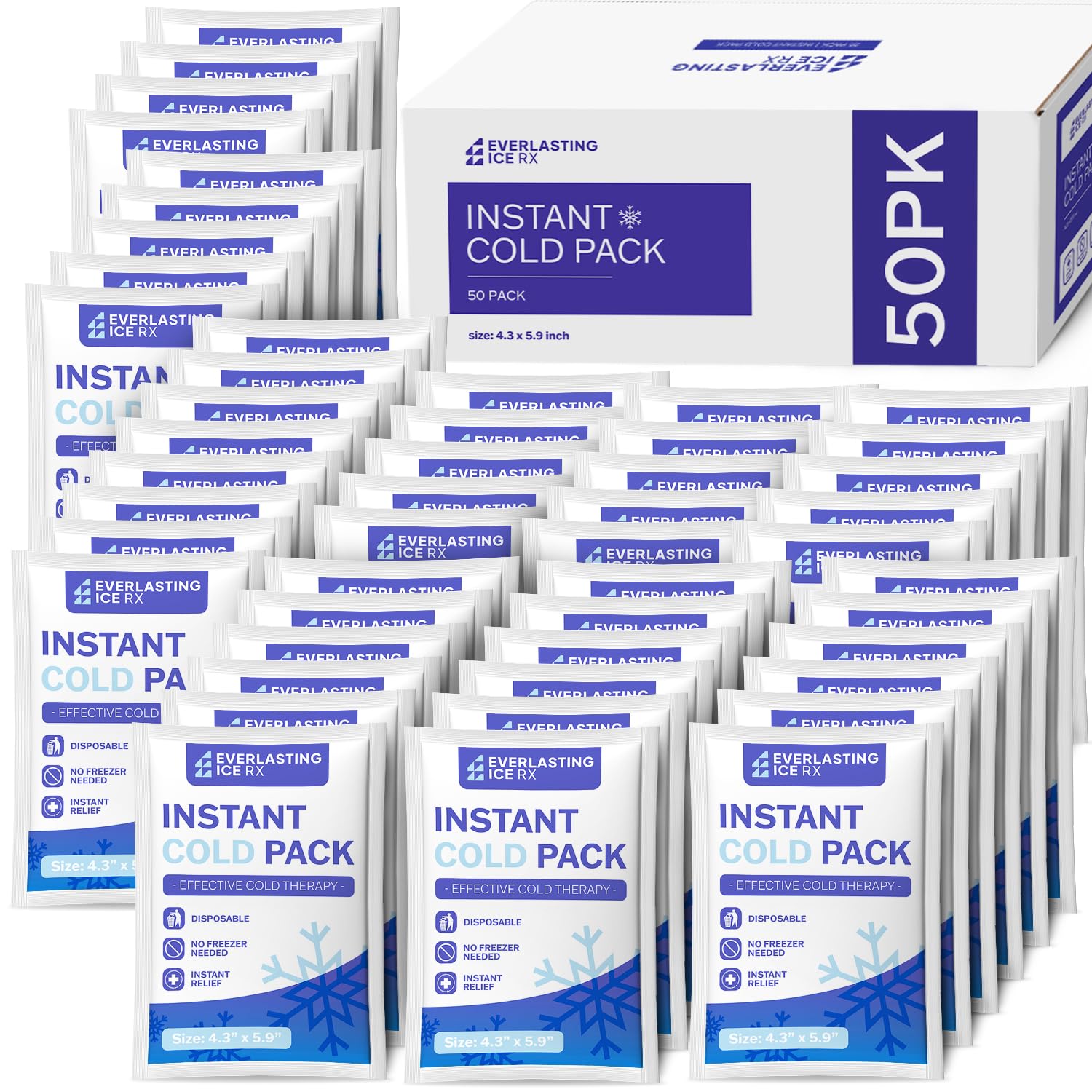 Everlasting Ice RX pack-froid-instant-utilisation-domestique: soulagement rapide pour blessures mineures à la maison.