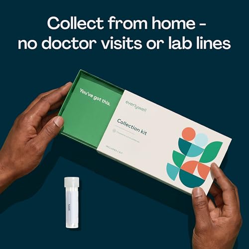 Everlywell étiquette de retour et colis facilitent l'envoi au laboratoire.