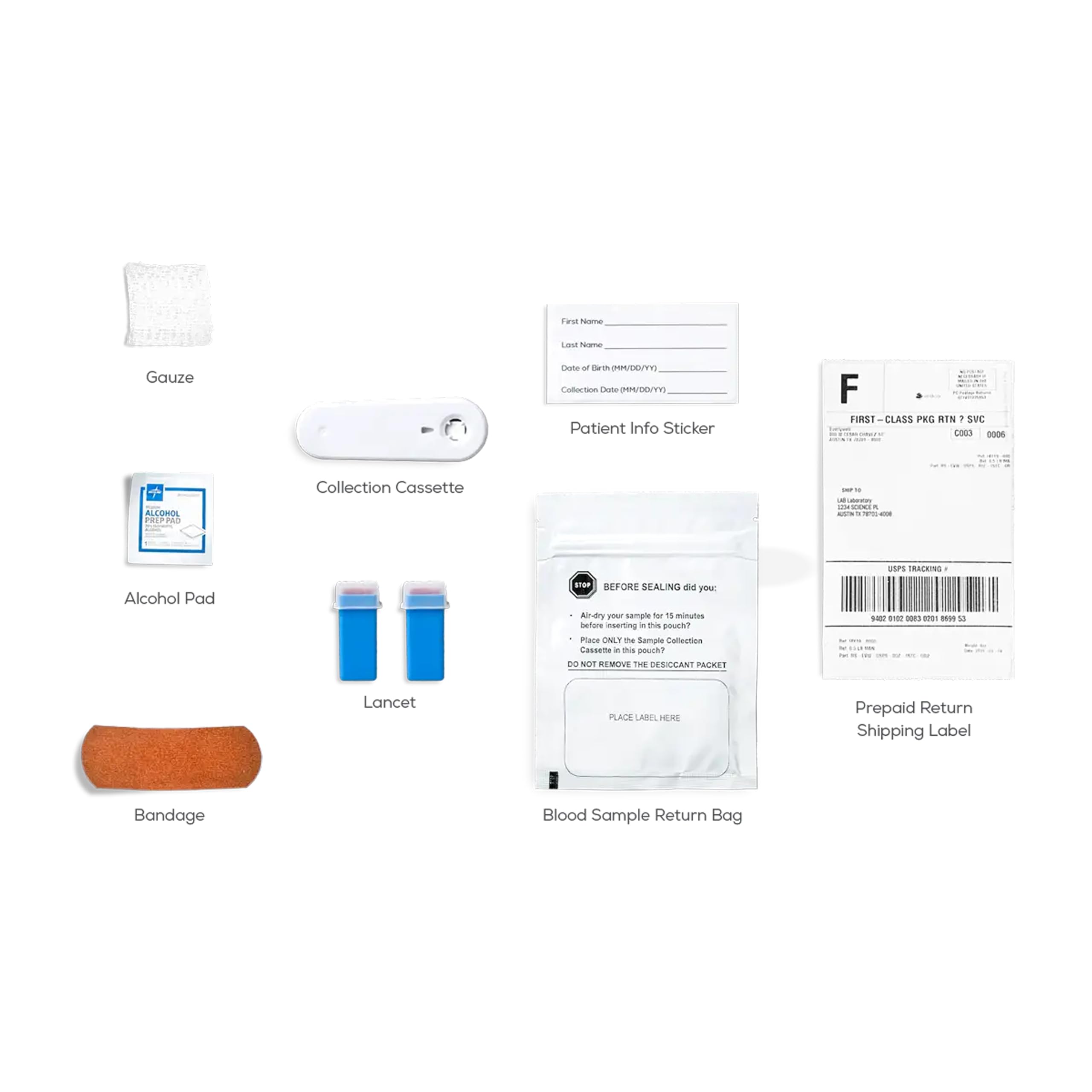 Laboratoire CLIA-certifié analyse les échantillons Everlywell pour des résultats fiables.