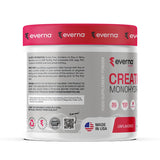 Mélange rapide avec eau ou boisson, sans saveur, EVERNA Creatine Monohydrate.