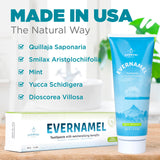 Evernamel logo-etiquette: image de marque claire, inspire confiance et routine pratique.