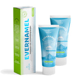 Evernamel dentifrice menthe fraîche: tube visible et sensation de fraîcheur après brossage.