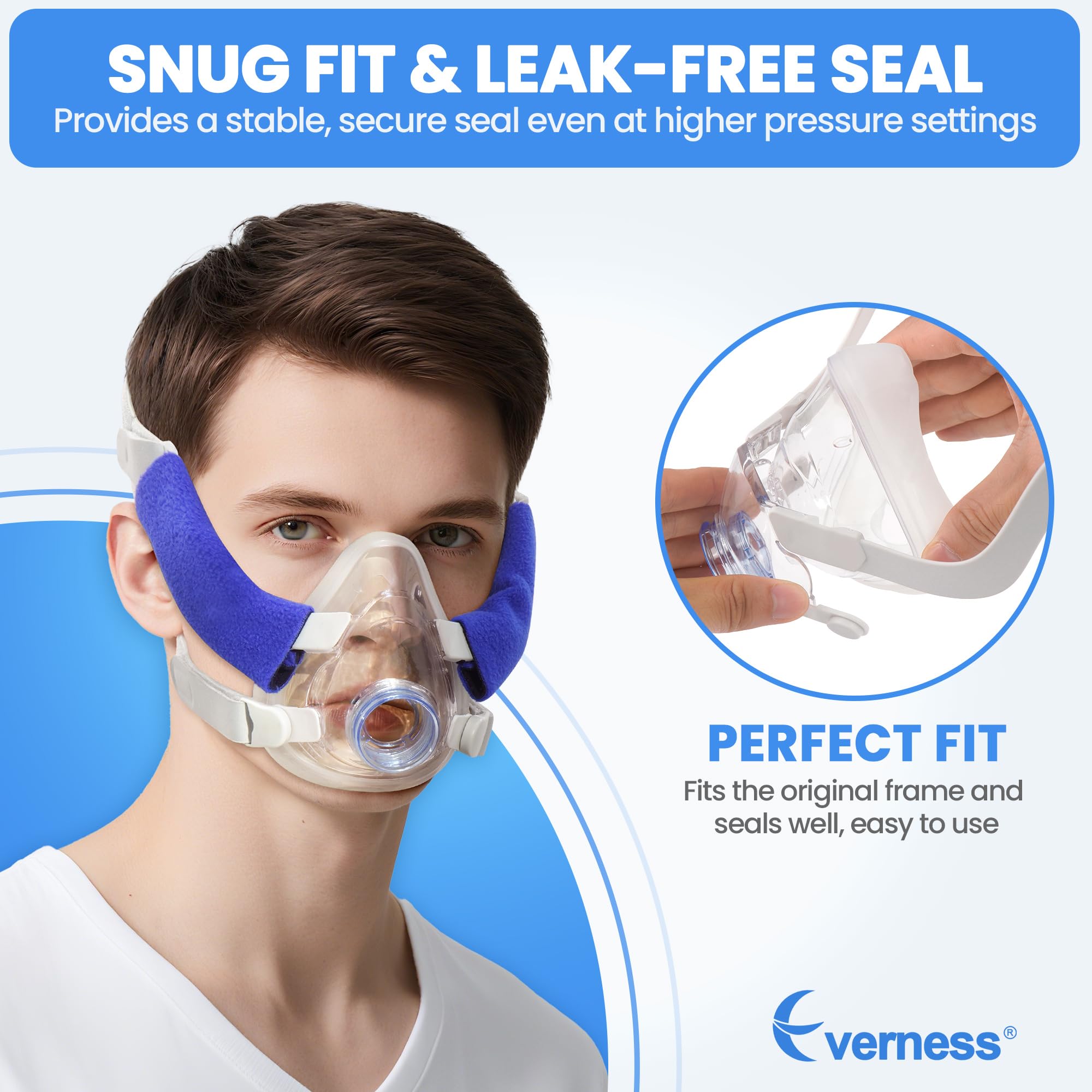Everness Airfit F20 – confort nocturne grâce à une adaptation douce.