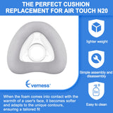 Everness coussin mémoire de forme couvre le nez pour un confort continu.