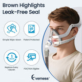 Everness coussin brun mémoire F20 soutient un scel durable.
