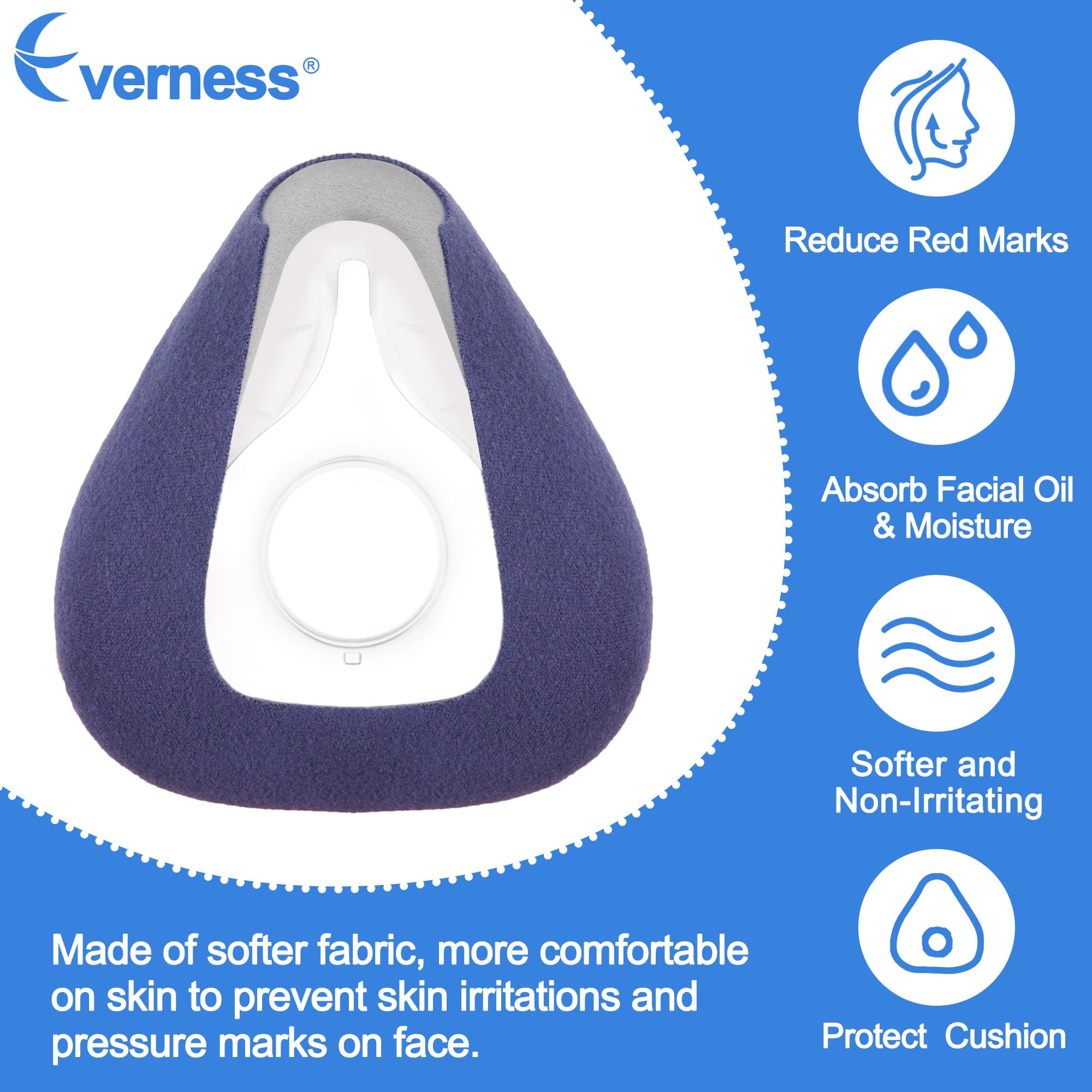 Everness joint nasal silicone – étanchéité renforcée autour du nez