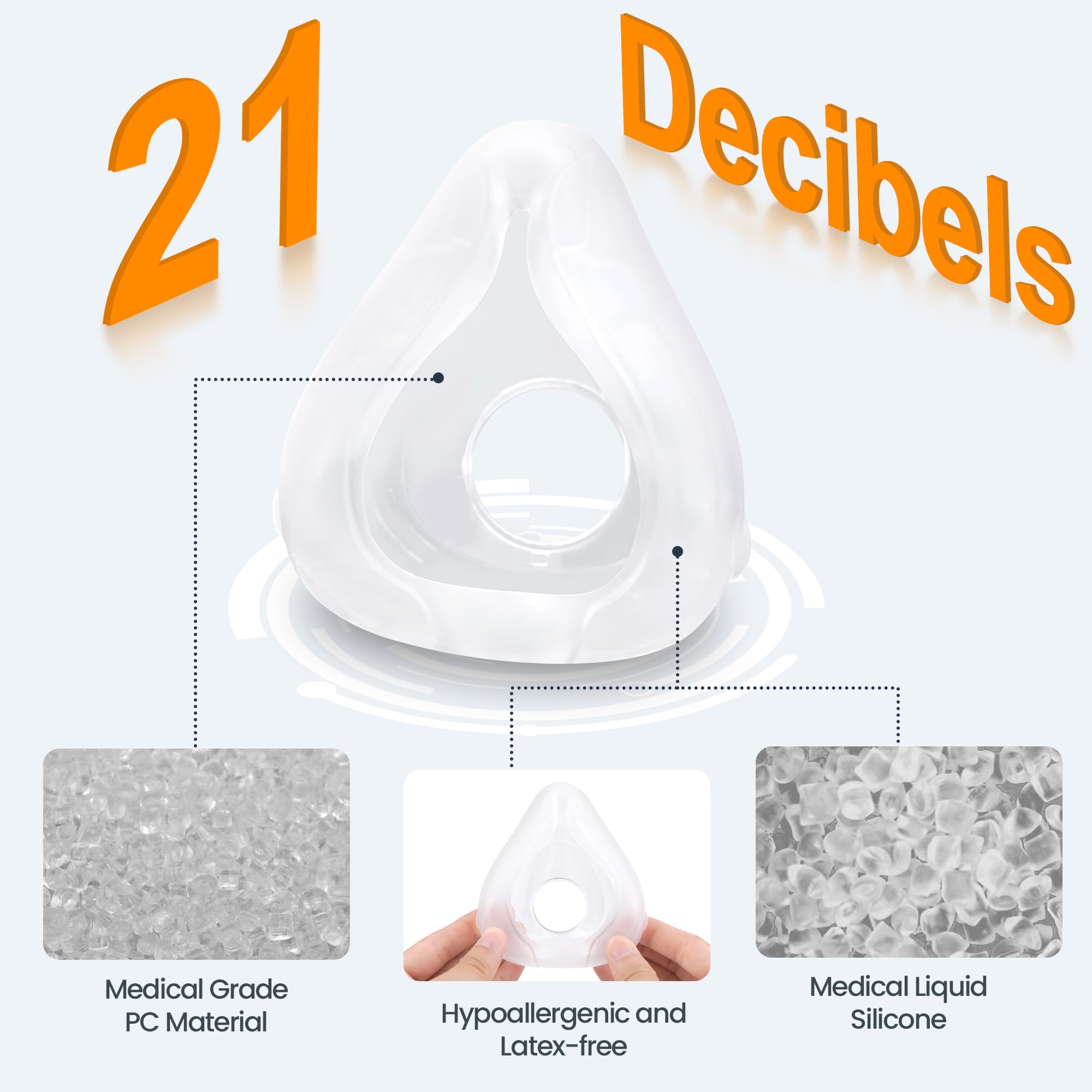 Everness joint silicone AirFit F20: joint souple pour un ajustement confortable.